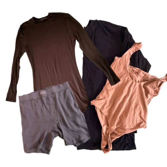 SKIMS Other - BUNDLE: NWT SKIMS Bodysuit + GW SKIMS Set + NWT FASHION NOVA Tunic, M/L BB1714B